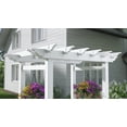 thumbnail image 3 of Vita 63"L x 46"W x 91"H Springport Vinyl Arbor, White, VA68146, 3 of 8