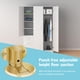 thumbnail image 4 of Topes de puerta de dormitorio de aleación de zinc Hardware de puerta de tope de piso sin perforaciones (dorado), 4 of 5