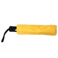 thumbnail image 1 of Sombrillas automáticas portátiles plegables de 3 capas, anti-UV, para el sol y la lluvia, color amarillo, para viajes al aire libre, 1 of 10