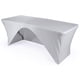 thumbnail image 1 of La Linen Mantel Rectangular De Licra Con Espalda Abierta, 96 X 30 X 30 Pulgadas, Color Blanco, 1 of 1