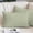 Green, variant on Brown Pillow Covers, Linen Long Throw Pillow Case, Modern Abstract Art Farmhouse Holiday Pillow Protector Decorative Cushion Cover for Living Room/Bedroom 12" x 20"