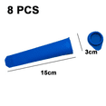thumbnail image 3 of 8 Pack Silicone Popsicle Molds Ice Pop Mold With Lids For Baby, Diy Popsicles/Yogurt Sticks/Jelly, 3 of 5