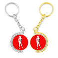 thumbnail image 1 of Porte-clés Rotatif Accessoire couple Porte-Clés bikini Beauté Femme, 1 of 3