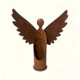 thumbnail image 1 of Outdoor Garden Planters Rusted Angel Shaped Easter Decorative Iron Flower Pot for Courtyard Patio, 1 of 9