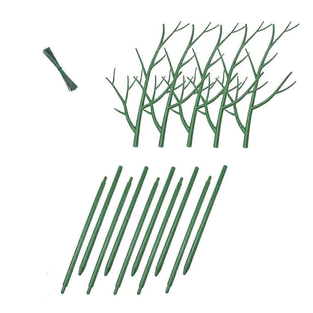 Monstera Plant Support,Plant Garden Support Stakes,Tall Plastic Plant Sticks for Tomato Tree,Branches Support 5PC