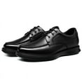 thumbnail image 3 of CMR CHAMARIPA Wide Shoes - Height Increasing Dress Shoes - High Heel Men Shoes - Black Leather Derby Shoes For Men 6 CM / 2.36 Inches, 3 of 5