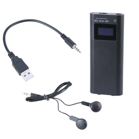 64GB Digital Voice Activated Recorder Dictaphone Voice Recorder with Noise Reduction Recorder Device for Interviews