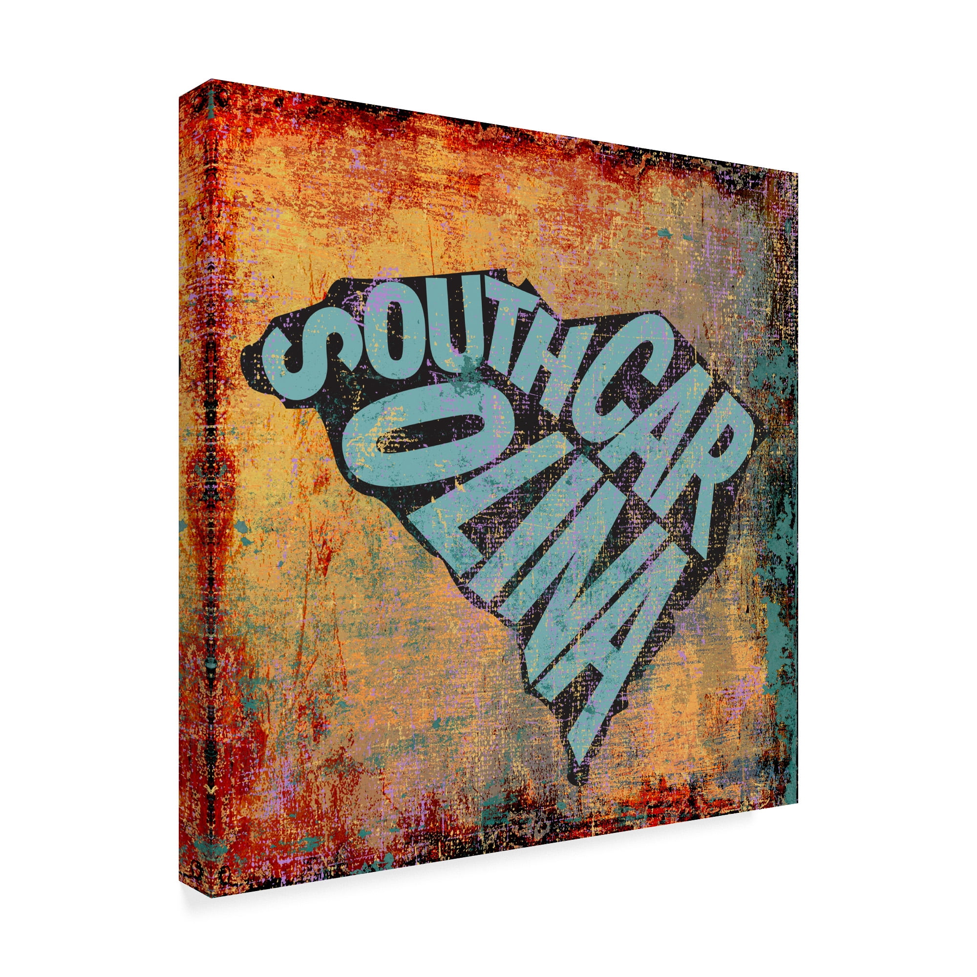 Trademark Fine Art 'South Carolina' Canvas Art by Art Licensing Studio