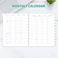 thumbnail image 3 of 2025 Weekly & Monthly Planner Refill, A4 Planner Inserts for 11 Holes with Monthly Tabs, 8.5"x11", 3 of 5