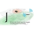 thumbnail image 3 of Edimax Wi-Fi 5 High Gain Dual-Band Adapter w/ Adjustable +4/6dBi Antenna, Wireless 802.11ac AC600  (2.4GHz/5GHz) USB Adapter, Win 11 Plug-n-Play, Mac OS 10.15, Linux, USB Cradle, EW-7811UAC, 3 of 4
