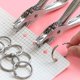 thumbnail image 5 of 50pcs Binder Rings, 1.25 Inch - Nickel Plated Steel Book Rings, Loose Leaf Binder Rings, Key Rings, Metal Rings for Index Cards, 5 of 5