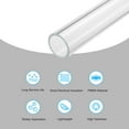 thumbnail image 3 of Acrylic Pipe Clear Rigid Round Tube 41mm ID 45mm OD 14" for Lamps and Lanterns, Water Cooling System, 3 of 6