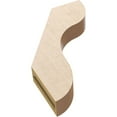 thumbnail image 6 of Ekena Millwork 3"W x 16"D x 22"H Carmel Rough Cedar Woodgrain TimberThane Knee Brace, Primed, 6 of 6