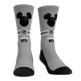 thumbnail image 2 of Unisex Rock Em Socks Mickey Mouse Gray Brooklyn Nets Three-Pack Disney Crew Socks Set, 2 of 4