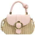 thumbnail image 1 of LHSHIDU Women’s Beach Bag Summer Lightweight Floral Cute Purse 2025 Straw Crossbody Bag Travel Vacation Tote Handbag, 1 of 6
