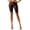 Burgundy, variant on Metallic High Waist Casual Bermuda Shorts, Women's