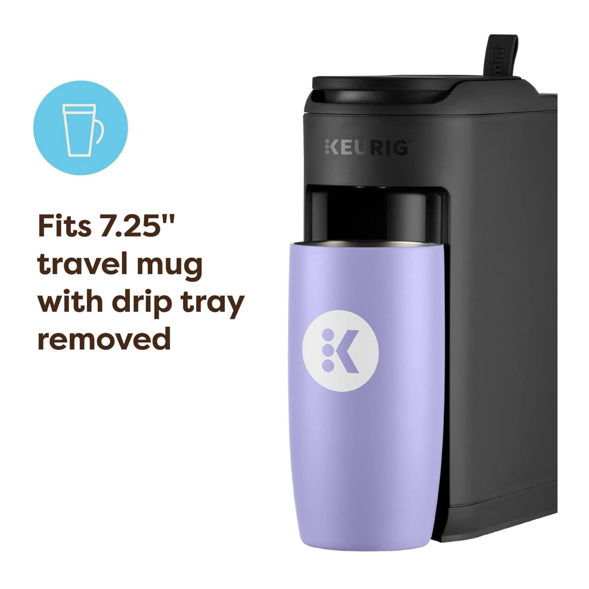 Restored Keurig K-Mini Mate Single Serve K-Cup Pod Compact Portable Coffee Maker, Black (Refurbished)