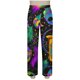 thumbnail image 5 of RKSTN Women's Carnival Pajamas Sets Oversized Lapel Mardi Gras Print Button Long Sleeve Sleepwear T Shirt and Pjs Pant 2 Piece Matching Set Casual Turndown Plus Size Pajama and Pants Loungewear Set, 5 of 9