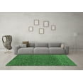 thumbnail image 3 of Ahgly Company Indoor Rectangle Abstract Emerald Green Modern Area Rugs, 8' x 12', 3 of 4