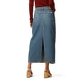 thumbnail image 2 of Levi Strauss Signature Women's and Women's Plus Maxi Denim Skirt, Sizes 0-28, 2 of 6