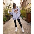 thumbnail image 5 of Football Coquette Bow Hoodie for Women & Teens Game Day Sweatshirt, Gray Hoodie, M, 5 of 8