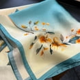 thumbnail image 6 of 100% Mulberry Silk Scarf |  Luxury Shawl, Year-Round Versatile Wrap, Birthday/Wedding Gift, 20g Ultra-Light, 53x53cm, Machine-Finished Edges,5353,As Picture,Artistic,5353,As Picture, 6 of 7