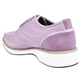 thumbnail image 4 of LIBERTYZENO Mens Casual Shoes Textile And Suede Leather Lace-Up Oxford Casual Shoes For Mens Lava Lilac 13, 4 of 8