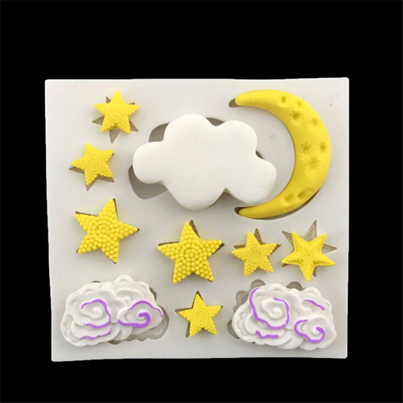 Star 3D Silicone Chocolate Mold Candy Cake Moulds Decorating Baking Cookies Star 