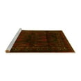 thumbnail image 2 of Ahgly Company Machine Washable Indoor Square Persian Yellow Traditional Area Rugs, 7' Square, 2 of 4