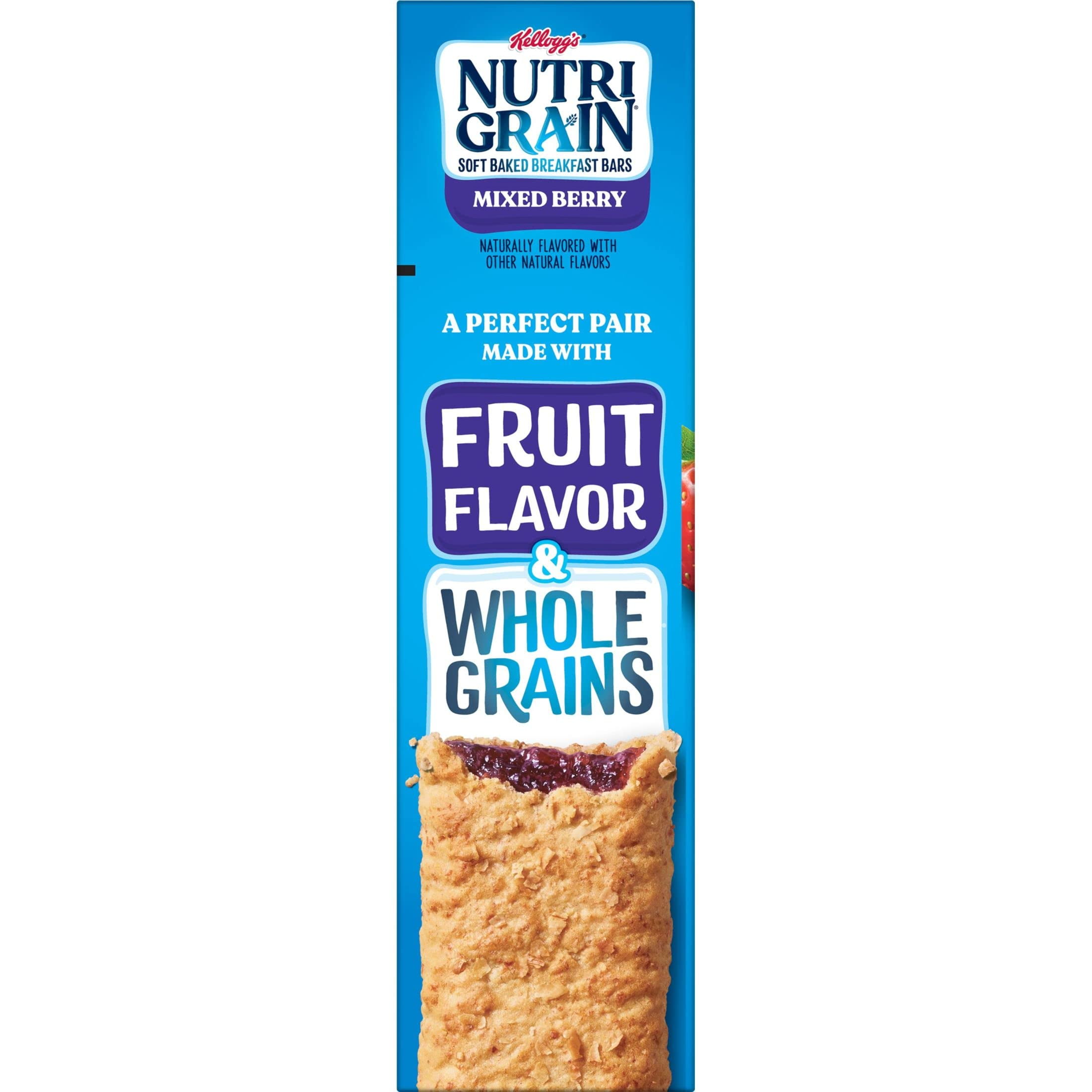 Nutri-Grain Mixed Berry Chewy Soft Baked Breakfast Bars (Pack of 4)