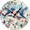 BirdHH3, variant on Eveokoki Birds Blossoming Branch Round Wall Clock, 10 Inch Analog Quiet Non Ticking Desk Clock for Home Kitchen/Living Room/Bedroom/Bathroom/Office