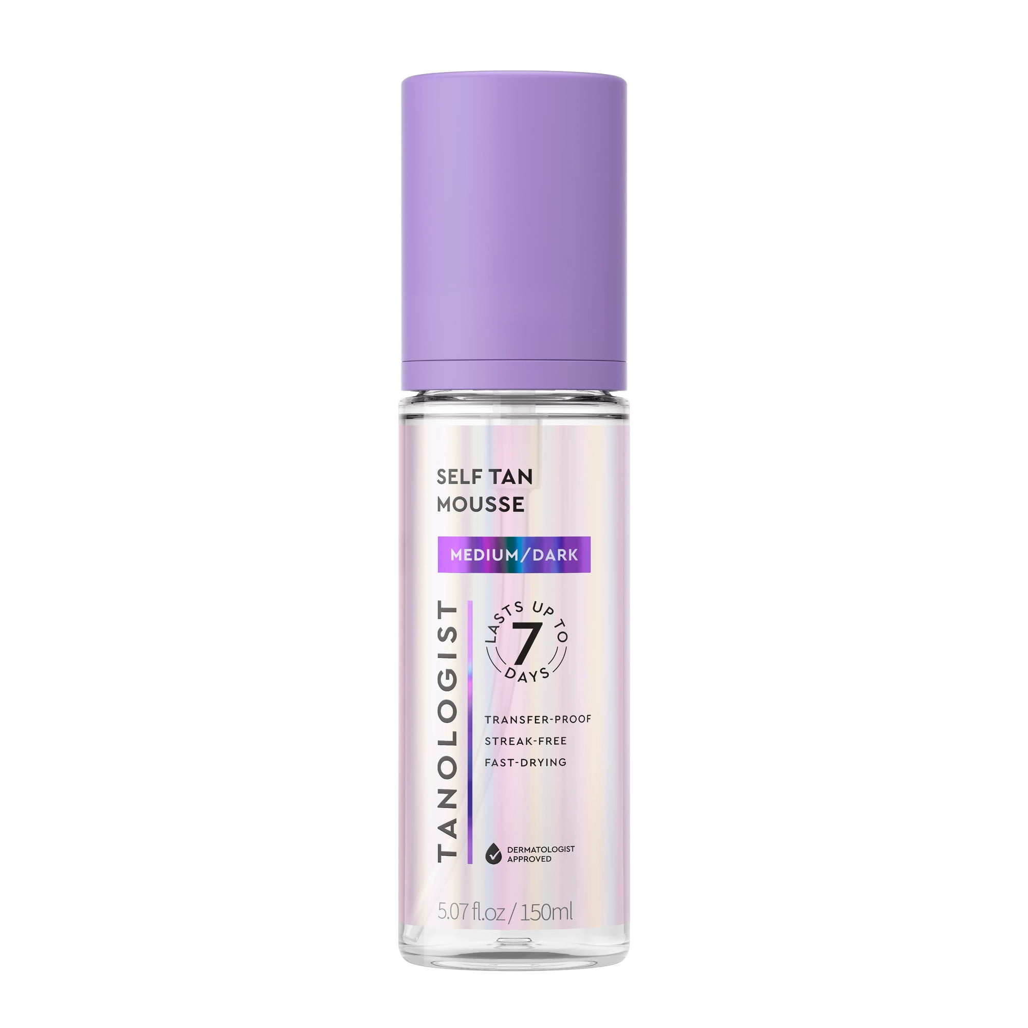Tanologist Clear Self Tan Mousse Medium Dark with Hydrating Ingredients 150ml
