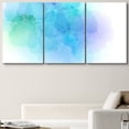 thumbnail image 2 of wall26 Canvas Print Wall Art Set Blue, Green &amp; Purple Watercolor Paint Blots Abstract Shapes Illustrations Modern Art Bohemian Dramatic Multicolor for Living Room, Bedroom, Office - 16"x24&q, 2 of 5