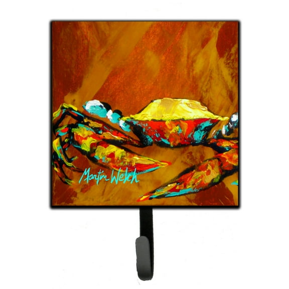 Carolines Treasures MW1011SH4 Crab Carmel Coated Leash or Key Holder 7Hx4.25W multicolor