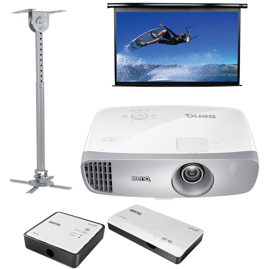 BenQ HT2050 Colorific DLP 3D Home Theater Projector, Elite Screens