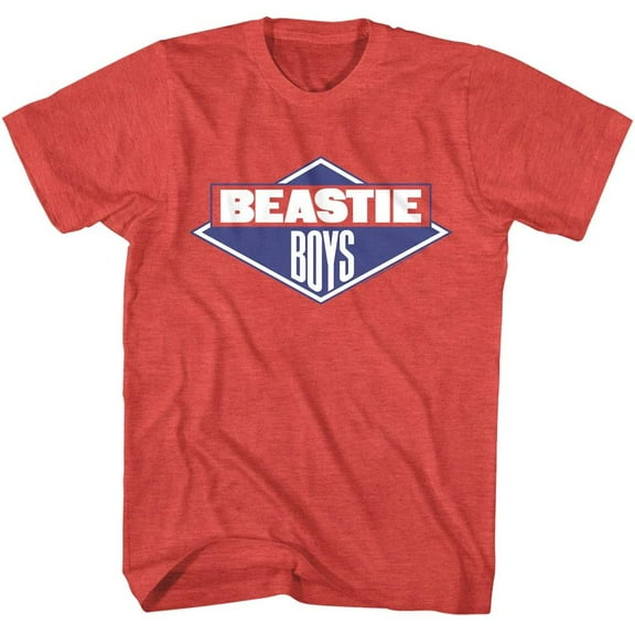 Beastie Boys - Logo - American Classics Officially Licensed - Red Heather Adult Short Sleeve T-Shirt