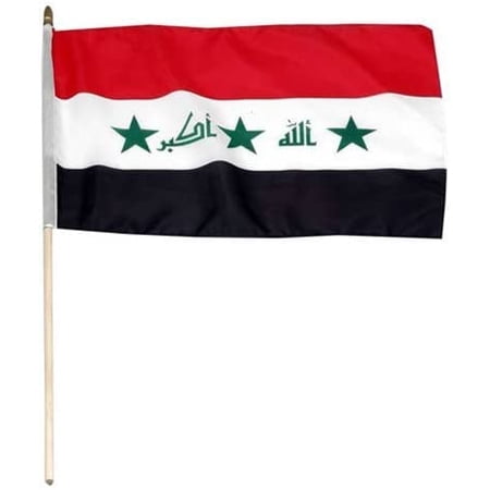Us Flag Store Iraq Flag, 12 by 18-Inch