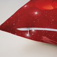 thumbnail image 3 of YST Ensemble de 2 Housses de Coussin de Noël Rouges pour Chambre, Cadeaux de Noël Housses de Coussin, Housses de Coussin Père Noël Dessin Animé, Housses de Coussin Décoratives Flocon de Neige d'Hiver, 22x22 Pouces, 3 of 5