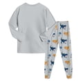 thumbnail image 6 of Gubotare Boys Pajamas 100% Cotton Planet Pjs Toddler 2 Piece Sleepwear Kids Clothes Set Size 3t -10t (Blue, 5-6 Years), 6 of 8