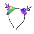 thumbnail image 4 of Diadema de plumas iluminada Strade Fareast Limited con astas de ciervo 30 x 22 cm, 4 of 8