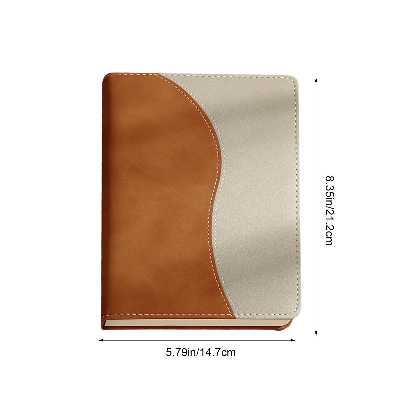 Bxaolu Soft Cover Journal Bulk, Notebooks for Work, Lined Travel Journal for Women Men, Note Taking Notebook Sch**ool Office Supplies Business Writing, 8.35" x 5.79", A5, Brown