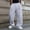 6# Light Gray, variant on Uncuffed Baggy Sweatpants Men Vintage Comfort Drawstring Waist Jogging Slacks with Pockets Outdoor Travel