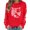08#Red, variant on Womens Halloween Oversized Sweatshirt Plus Size Casual Crew Neck Pullover Tops Skeleton Graphic Loose Fit Long Sleeve Shirts