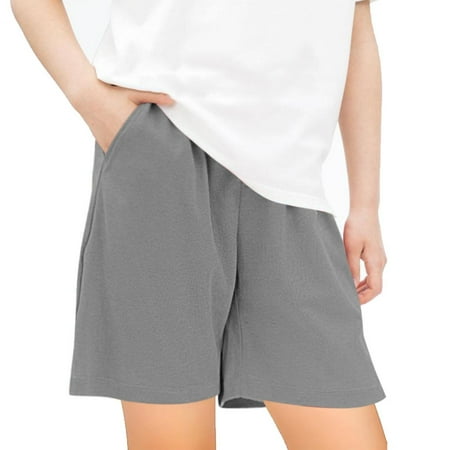Get It Today Kiviey Girls Bike Shorts Fashion Casual Sports Shorts Loose Pockets Print Pants Size 5-6