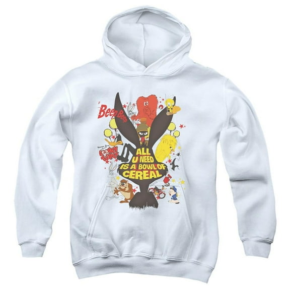 Looney Tunes Cereal Youth Pull Over Hoodie / Hooded Sweatshirt