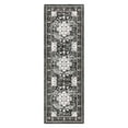 thumbnail image 4 of MeyJey 2'x6' Persian Vintage Runner Rug for Hallways, Non-Slip Machine Washable Area Rug Indoor Carpet Distressed Oriental Floor Rug for Bedroom/Dining/Living/Laundry Room, Black, 4 of 14