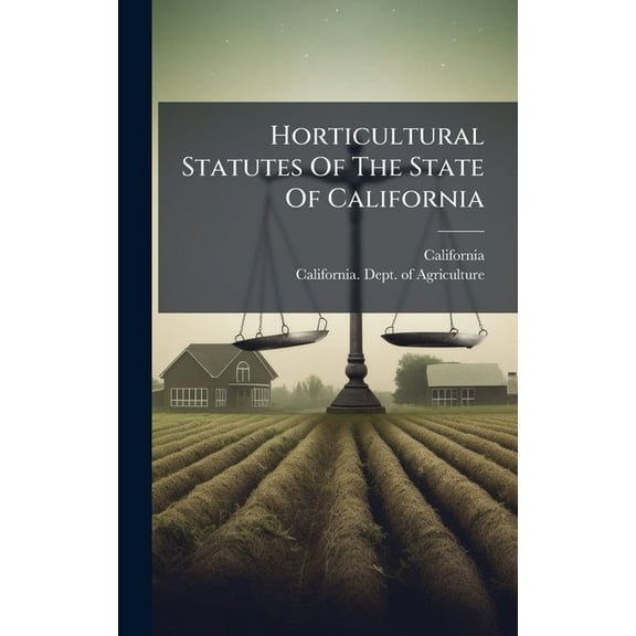 Horticultural Statutes Of The State Of California, (Hardcover)