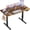 Rustic Brown, variant on HarmonyStrings Electric Standing Desk, Adjustable Desk , Home Office Computer Desk,Multicolor-White 45" with Phone Holder