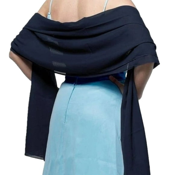 letairis Ladies Pashmina Scarf Made With Chiffon Fashionable And Elegant Gifts Chiffon Shawls Ladies Shawl Scarf Shawl black 1Set