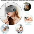 thumbnail image 3 of Antifaz Bluetooth con auriculares, antifaz para dormir, auriculares para dormir, gadgets tecnológicos, regalo para hombres, mujeres, antifaz para dormir Bluetooth con bolsa de almacenamiento impermeab, 3 of 4